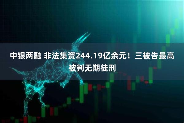 中银两融 非法集资244.19亿余元！三被告最高被判无期徒刑