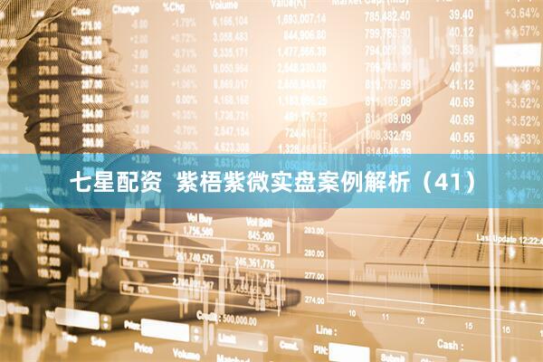 七星配资  紫梧紫微实盘案例解析（41）
